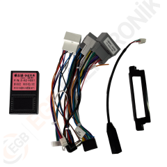 HONDA CRV TESLA 2013-2017 CR558B ÇERÇEVE SİYAH 9.7' (RS-064)