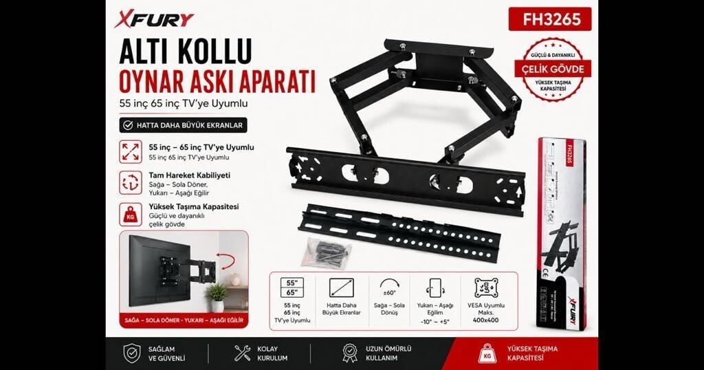 FURY 32'' 65'' 6 KOLLU OYNAR ASKI APARATI EG-4712