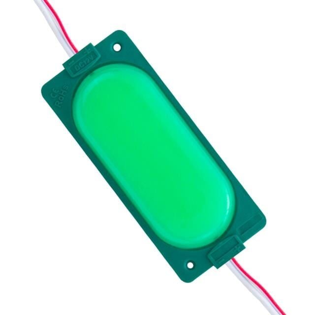 Powermaster 12 Volt 3 Watt Yeşil 85 X 35 Mm IP65 220 - 240 Lümen 140 Derece Cob Modül Led