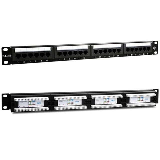 S-Link SL-F624 24 lü FTP Cat6 Patch Panel