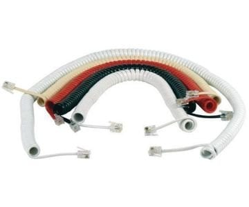 SPİRAL KABLO BEYAZ 3 METRE TELEFON
