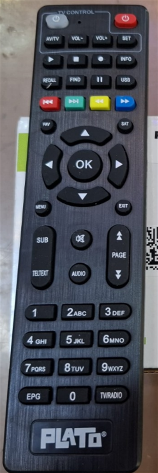 Plato Multi Mini Scart HD  / Botech Mini Scart HD - Botech Piko 502 HD TV Kontrollü Uydu Alıcı Kumandası