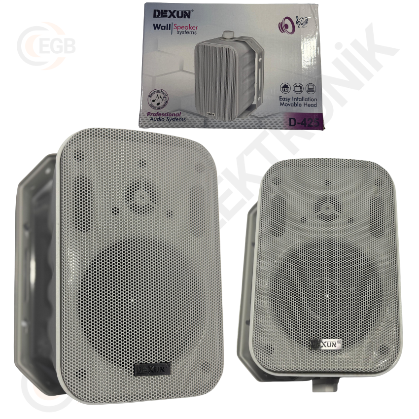 DEXUN D-425T BEYAZ SUTUN HOPARLÖR