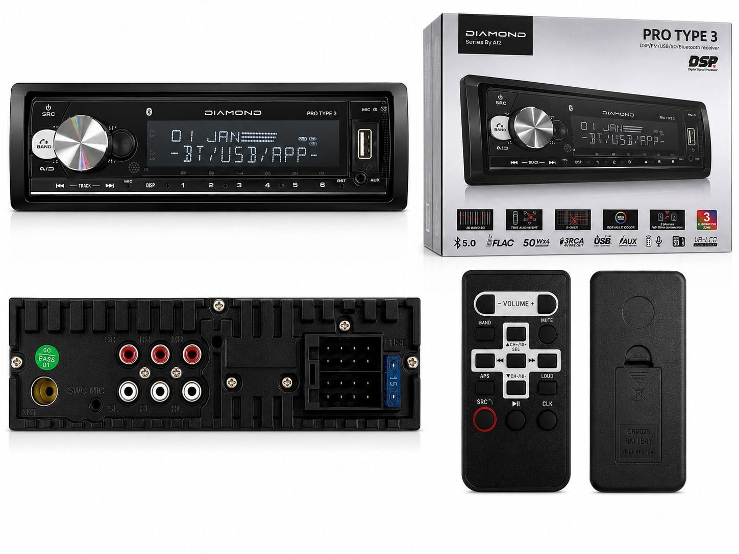 DİAMOND TYPE3 PRO3 DSP OTO TEYP