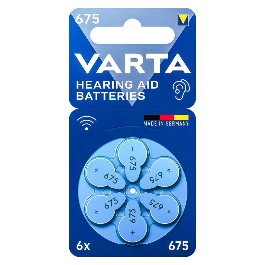 VARTA 675 NO KULAKLIK PİLİ (6'LI PAKET)