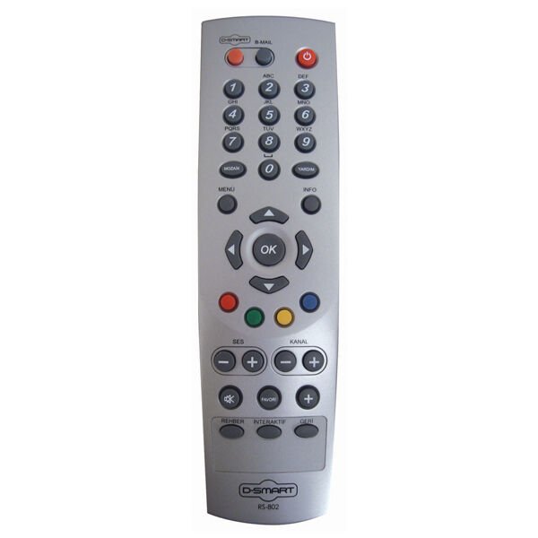 SD UYDU KUMANDASI KYD KR D-SMART ESKİ KASA*KUMANDA D-SMART 802