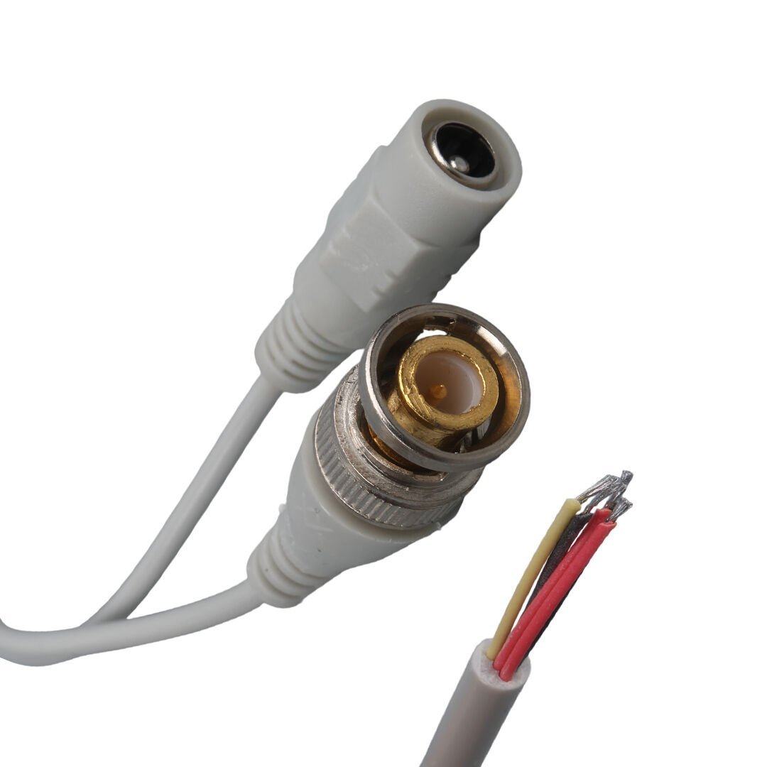 BNC GÜVENLİK KABLOSU DC DİŞİ JACKLI 5.5*2.1 30CM (AVD-05)