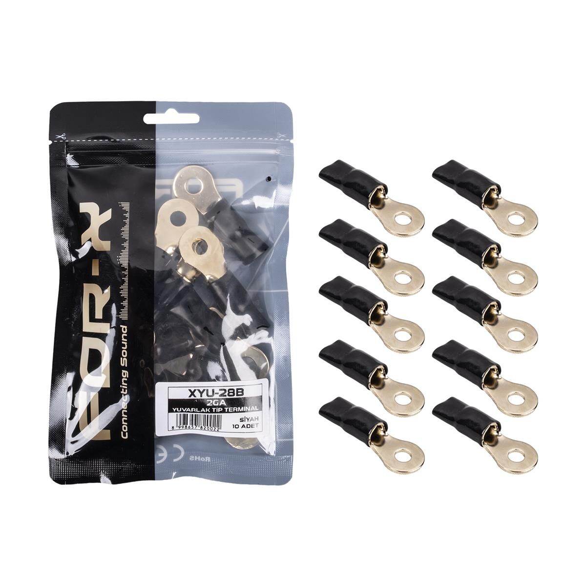 FOR-X XYU-28B 2GA YUVARLAK TİP KABLO YÜKSÜĞÜ 10 LU PAKET