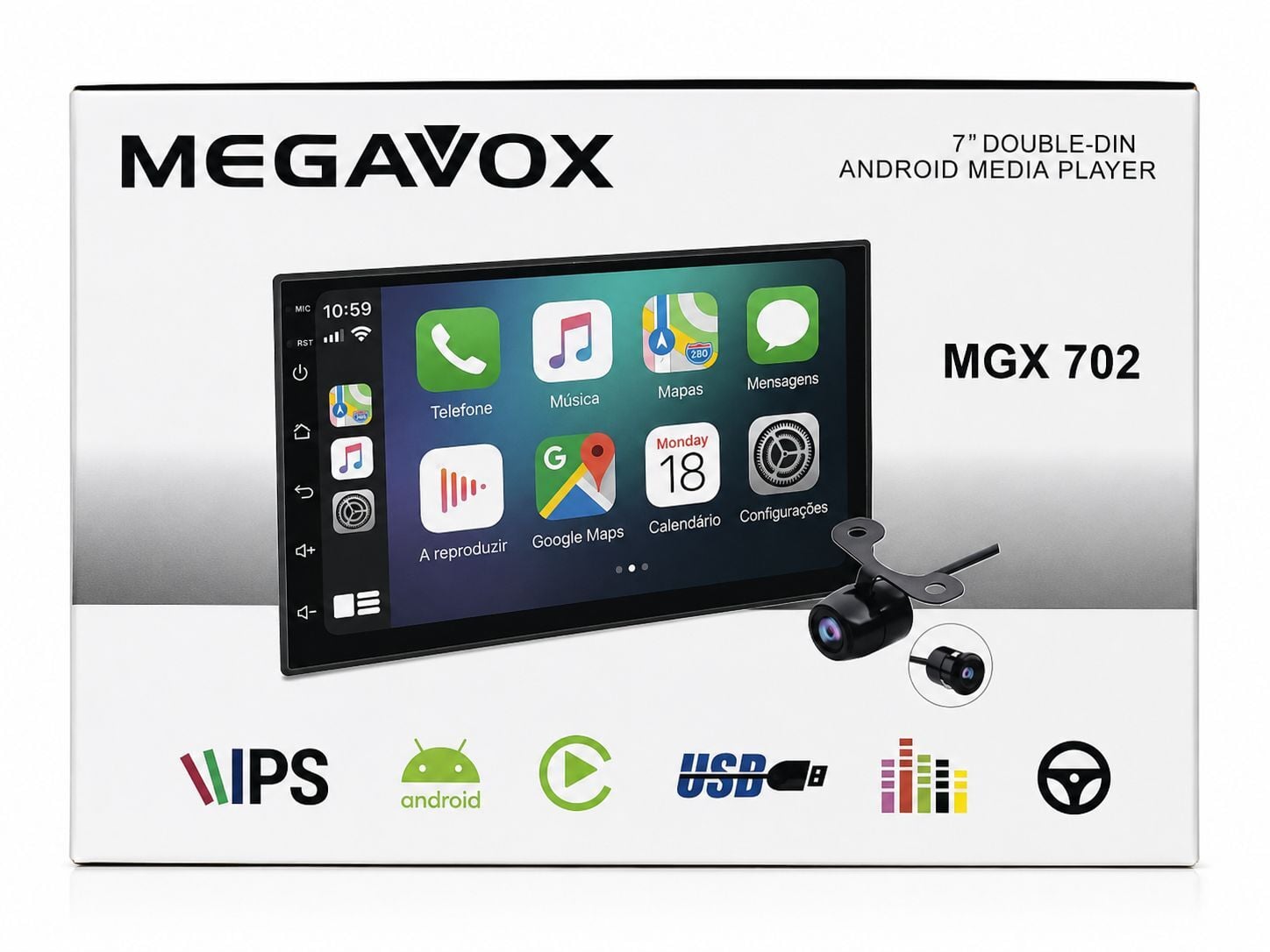 MEGAVOX MGX-702 DOUBLE DIN 2+32