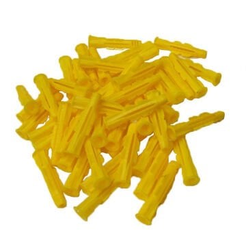 PLASTİK DÜBEL SARI (ROKET DÜBEL 10 MM)