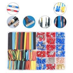 PM-25983 MUHTELİF ÖLÇÜLERDE KABLO PABUÇ + DARALAN MAKARON (678 PARÇA)