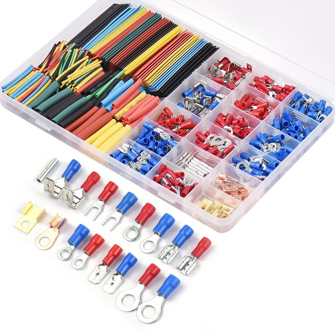 PM-25983 MUHTELİF ÖLÇÜLERDE KABLO PABUÇ + DARALAN MAKARON (678 PARÇA)