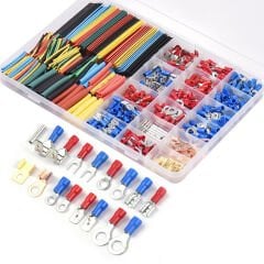 PM-25983 MUHTELİF ÖLÇÜLERDE KABLO PABUÇ + DARALAN MAKARON (678 PARÇA)