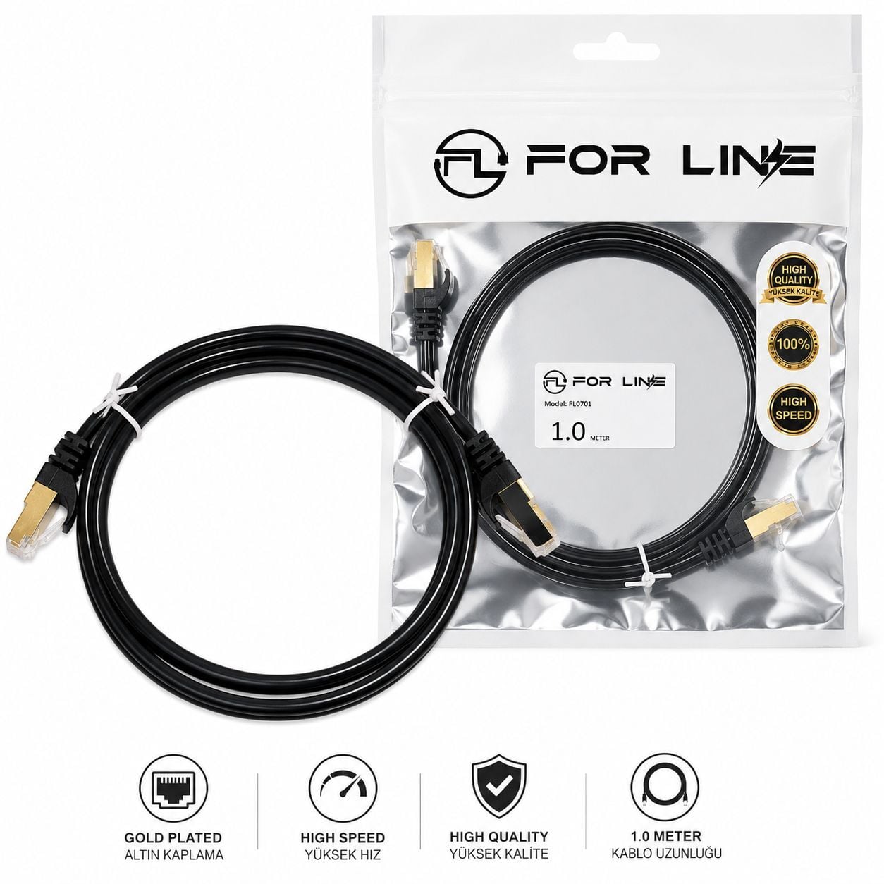 FOR LİNE 1 MT CAT 7 CABLE (AVD-71)