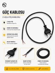 TEYP KABLOSU 70CM  2X0,50 KABLO FL3321K (AVD-83-89)