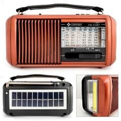 RADYO SOLAR ŞARJLI BT/USB/SD FENERLİ CAMERON CM-318BT