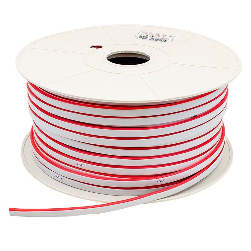 NEON LED SERİT PEMBE 100 METRE 12 VOLT (5,6*12,10MM) POWERMASTER