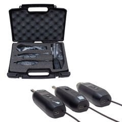 MAGICVOICE MV-19594 UHF GİTAR TİP KABLOSUZ MİKROFON ÜÇLÜ SET (MİKROFON XLR'Lİ)