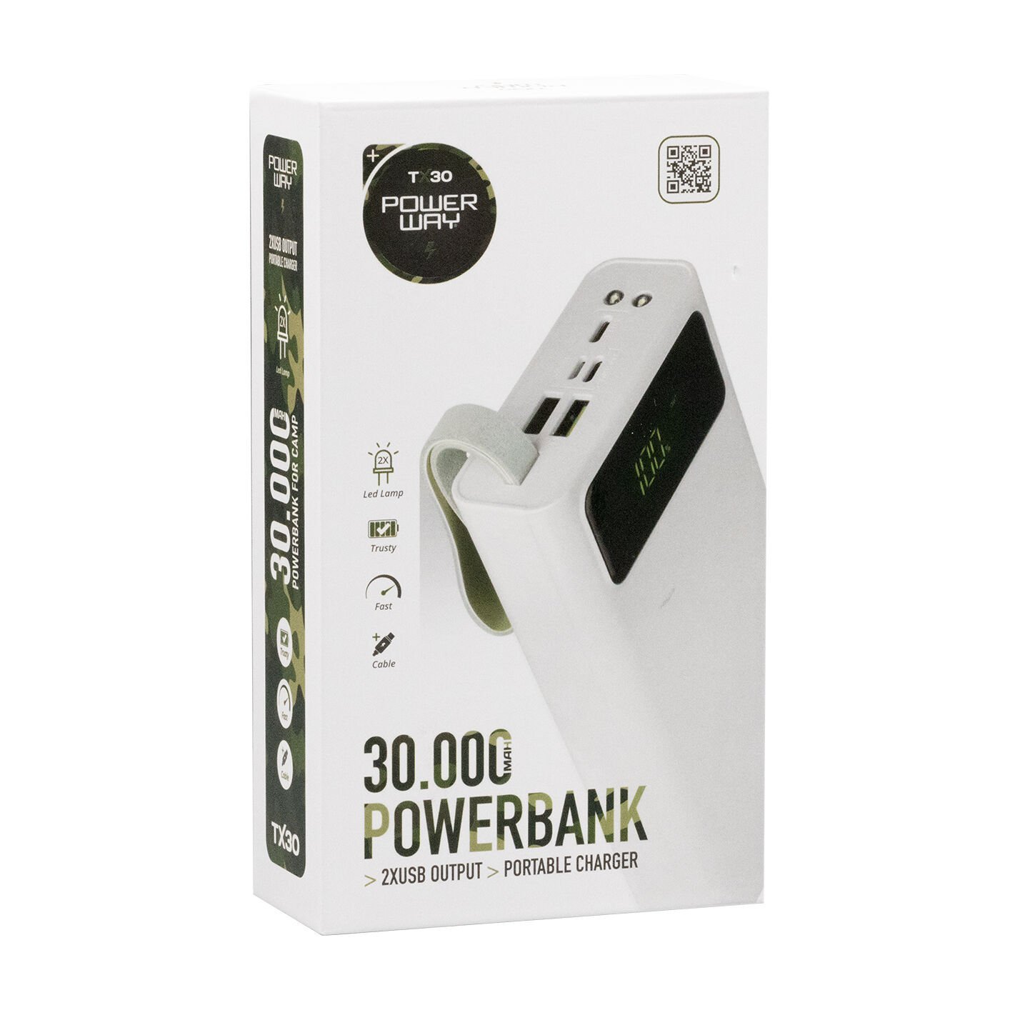 30000 MAH DİJİTAL GÖSTERGELİ POWERBANK