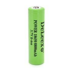 DELEEX 18650 3.7 VOLT 8800 MAH TEKLİ LI-ION PİL