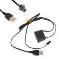 PM-6076 NEON KIRMIZI 5 METRE İP AYDINLATMA 5 V USB ADAPTORLU POWERMASTER