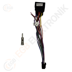 VOLKSWAGEN VW Golf 4/BORA 1997-2003 CR528B ÇERÇEVE SİYAH 9' (RS-104)