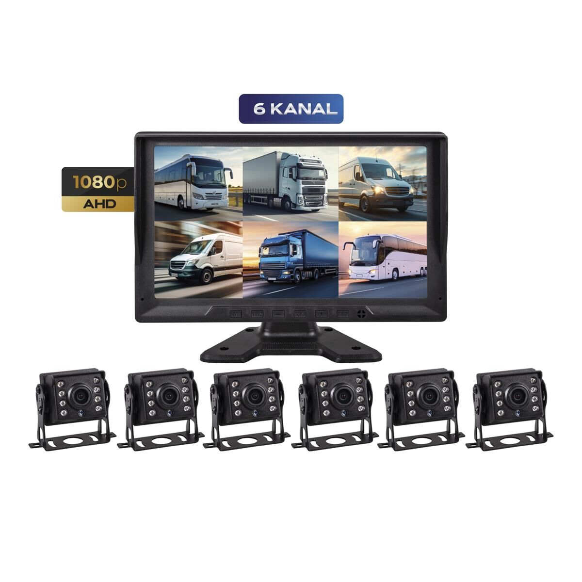 FOR-X X-06DVR 6 CHANNEL CAR DVR AND CAMERA