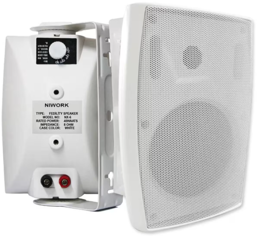 NWORK NX-6 Sütun Hoparlör 16cm 40 Watt Trafolu Trafosuz 1 Adet