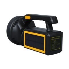 Powermaster W5192 Solar Şarjlı El Feneri Uzun Mesafe Işıldak
