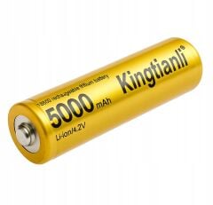 KINGTIANLI 18650 4.2 VOLT 5000 MAH BAŞLIKLI ŞARJ EDİLEBİLİR PİL (TEKLİ)