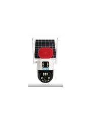 O-Kam 7015 3 Lens Siren + Mikrofon + Hoparlör Wifi Solar Güneş Panelli Kamera