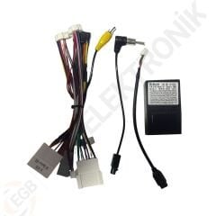 OTO TABLET ÇERÇEVE DACIA DUSTER 2018+ 10,1'' SİYAH TAC-024