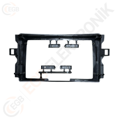 OTO TABLET ÇERÇEVE TOYOTA VERSO 2009-2018 9'' GÜMÜŞ TAC-034