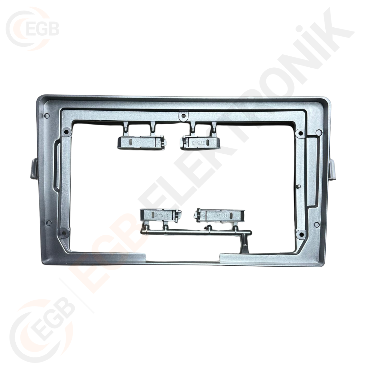 OTO TABLET ÇERÇEVE TOYOTA VERSO 2009-2018 9'' GÜMÜŞ TAC-034