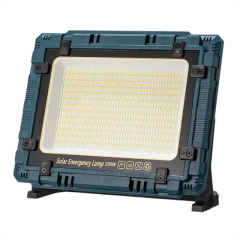 Powermaster W8109-1 Şarjlı Powerbank Özellikli 200W Günışığı/Beyaz Renk Solar Aydınlatma Acil Durum / Kamp Lambası