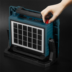 Powermaster W8109-1 Şarjlı Powerbank Özellikli 200W Günışığı/Beyaz Renk Solar Aydınlatma Acil Durum / Kamp Lambası