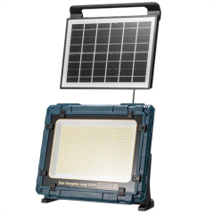 Powermaster W8109-1 Şarjlı Powerbank Özellikli 200W Günışığı/Beyaz Renk Solar Aydınlatma Acil Durum / Kamp Lambası