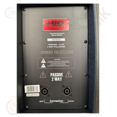 D-ROCK EG-1512 600 WATT 12'' PLASTİK KABİN PASİF HOPARLÖR