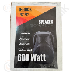 D-ROCK EG-1512 600 WATT 12'' PLASTİK KABİN PASİF HOPARLÖR