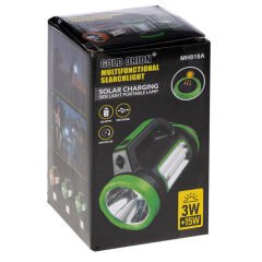POWERMASTER MH-818A ÇOK FONKSİYONLU ŞARJLI IŞILDAK EL FENERİ 3W+15W