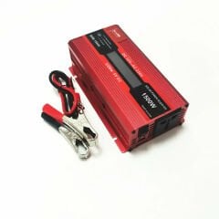 POWERMASTER PM-1500A 12 VOLT - 1500 WATT LCD EKRANLI USB'Lİ POWER INVERTER