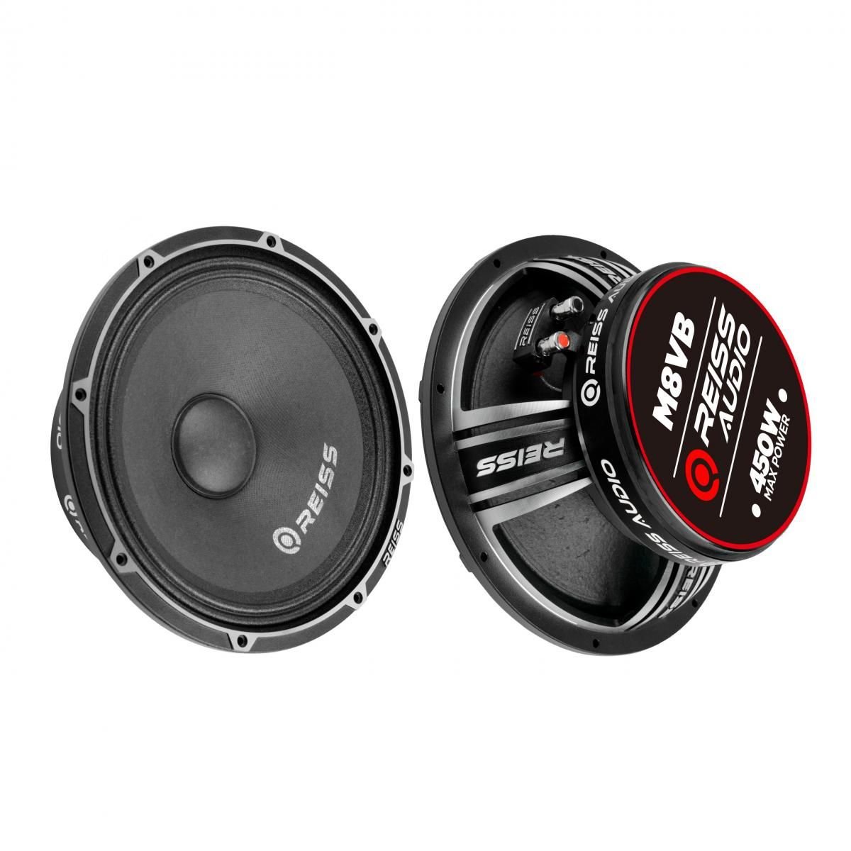 Reiss Audio RS-M8VB 20 Cm Midrange 450 Watt Max Power + 150 Watt RMS Power