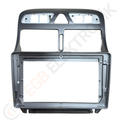OTO TABLET ÇERÇEVE PEUGEOT 307 2002-2013 9'' GÜMÜŞ TAC-157
