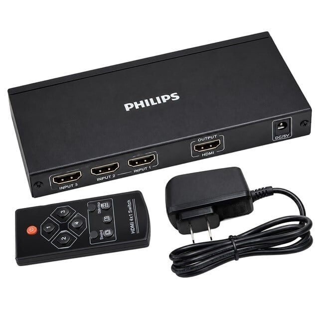 Philips SWR9101W/93 HDMI Quad Multi-Viewer 4-Giriş 1-Çıkış Ekran Bölücü ve Seçici Switch