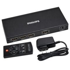 Philips SWR9101W/93 HDMI Quad Multi-Viewer 4-Giriş 1-Çıkış Ekran Bölücü ve Seçici Switch