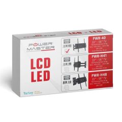 Powermaster PM-40 Kilitli 22''-55'' LCD-LED-Plazma TV Duvar Askı Aparatı