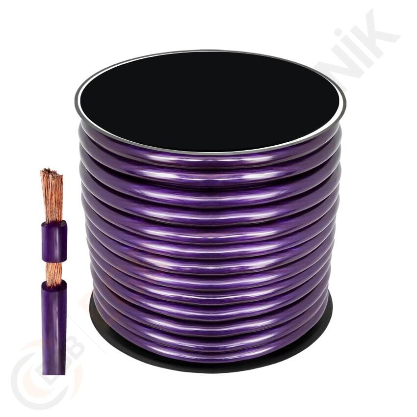 6GA Oto Anfi Power Kablo Silikon 50mt
