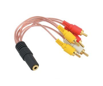 3.5 MM ST DİSİ / 6 RCA ERKEK 5+1 KABLO