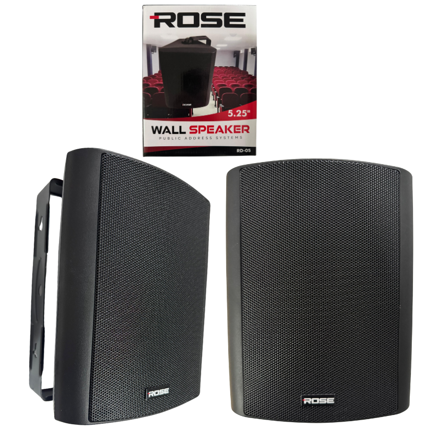 ROSE RD-05B 5,25'' Bas Hoparlör1'' Tweeter Sürücüsü siyah