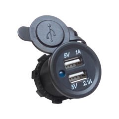 5V-2.1A/5V-1A ŞASE TİPİ OTO USB ŞARJ